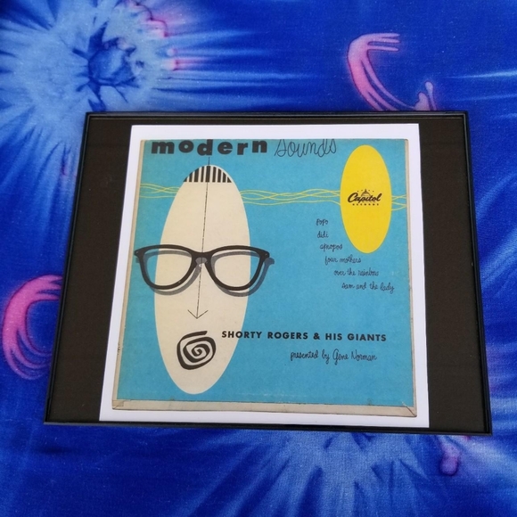 Jazz Shorty Rogers and His Giants Band Retro Wall Decor Pop Art Caricature Art - Picture 1 of 4